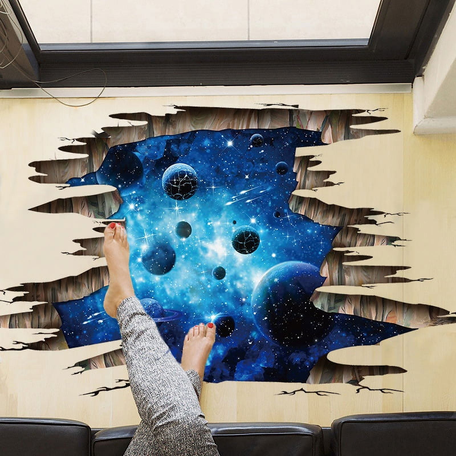 Blue Galaxy Wallpaper Wall Mural by Magic Murals