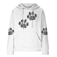 thumbnail image 4 of Enjoytime Sweatshirt for Women Long Sleeve Printed Lightweight Pullover Tops Drawstring Loose Sweatshirt with Pocket Womens Tops on Clearance, 4 of 4