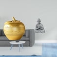 thumbnail image 2 of Escultura de frutas,Figura decorativa de fruta para decoración del hogar,Escultura de estatua decorativa de resina,Estatua de mono,Estatua de Buda Mono para Interiores y Exteriores Budista, 2 of 8
