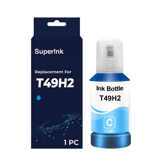 Compatible Epson T49H T49H200 Cyan Ink Bottle by Superink