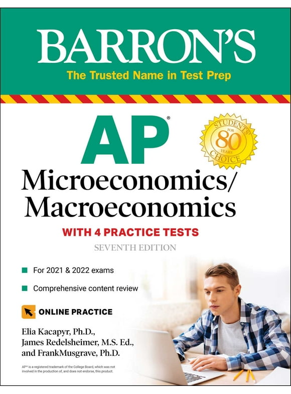 Barron's AP: AP Microeconomics/Macroeconomics: 4 Practice Tests + Comprehensive Review + Online Practice (Paperback)