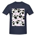 thumbnail image 4 of Bingfone Cute Animal With Cow Men'S Loose Fit Short-Sleeve Pocket T-Shirt, 4 of 7
