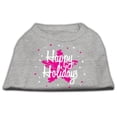 thumbnail image 3 of Christmas Screenprinted Dog Shirt, "Scribble Happy Holidays", 3 of 8