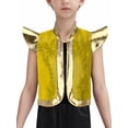 thumbnail image 1 of Moggemol Gilet Prince Garçon Design Arabe à Sequins Ouvert devant avec Manches Courtes Or 6, 1 of 6