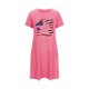thumbnail image 5 of Camisón corto de talla grande para mujer, camisón de manga corta con estampado de pecho a la moda, camisón para mujer, 5 of 7