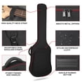 thumbnail image 4 of Funda para bajo MUZNOTE Funda para bajo eléctrico, 4 of 7