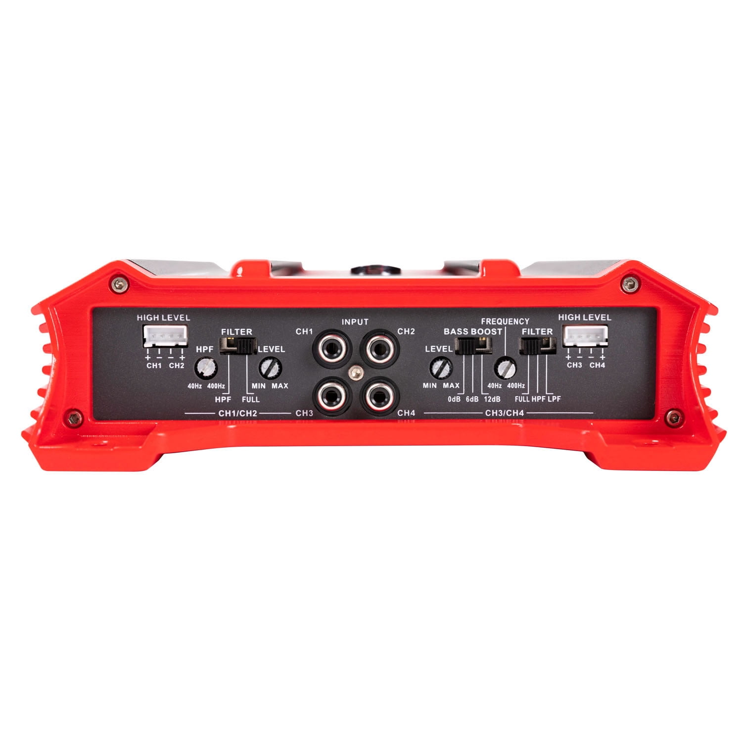Crunch GP-1500.4 1500 Watt 4-Channel Car Stereo Amplifier+Amp Wire Kit