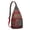 Red-5, variant on Vintage Boho Sling Backpack – Retro Tribal Ethnic Crossbody Bag, Artistic Geometric Hiking Shoulder Bag for Women & Men, Rustic Floral Travel Daypack
