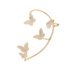 thumbnail image 1 of Pendientes de mariposa de diamantes a la moda para mujer sin pendientes de Clip de oreja perforados 1 pieza Wmkox8yi  sjalhkljlk4726, 1 of 5