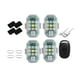 thumbnail image 3 of Luz estroboscópica LED, luz intermitente de emergencia, USB, control remoto, color, alto brillo, para bicicleta 4 luz, 3 of 9