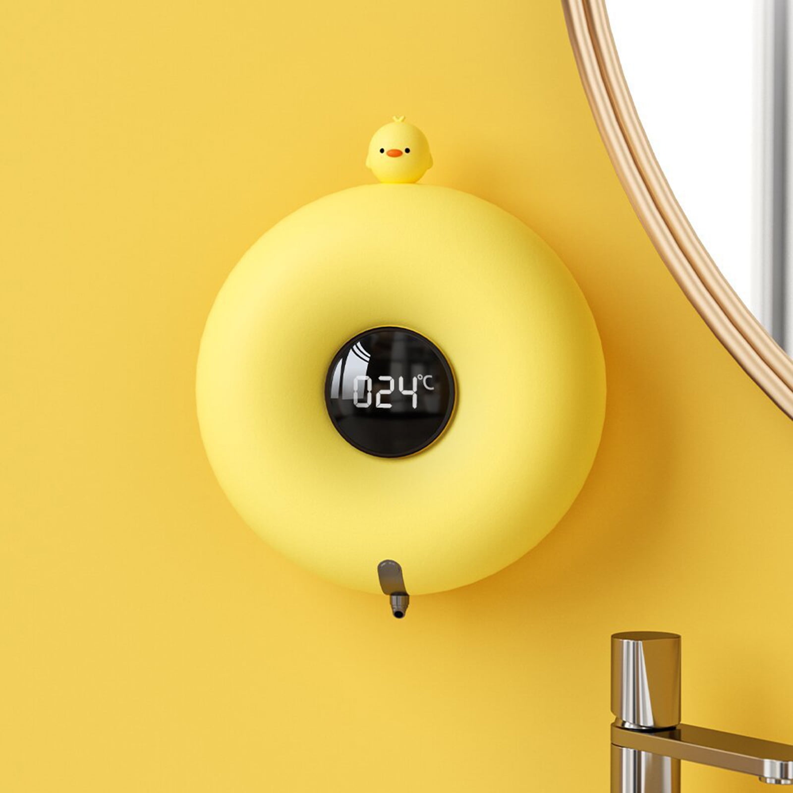 300ml Auto Soap Dispenser Wall Mounted Soap Dispenser for Shopping Mall Hospital Office Contact-free Automatic Foaming