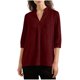 thumbnail image 4 of TaTaai Women's 3/4 Sleeve Printed Top, Casual Loose Style, Smocked Cuffs, Soft Fabric, Versatile for Spring Winter Dating Wedding Vacation Gift, 4 of 8