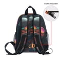thumbnail image 5 of FORMRS Kids School Backpack with Front Zippered Pocket 12" Student Travel Daypack, Black Astronaut, 5 of 6