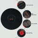 thumbnail image 3 of Reloj de pared creativo con forma de disco de vinilo, reloj de pared decorativo para interiores, decoración del hogar, 3 of 7