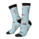 thumbnail image 1 of Balery Dachshund Dog Calcetas Largas con Estampado para Hombre y Mujer – Suaves y Transpirables, Talla Única (US 5-11), 1 of 6