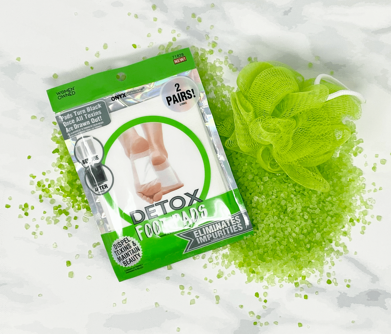 Onyx Professional Detox Foot Pads, Removes Toxins and Impurities, 2