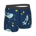 thumbnail image 3 of Haiem Space Dinosaur Men's Boxer Briefs, Every Day Comfort Stretch Cotton Moisture-Wicking Underwear-XX-Large, 3 of 9