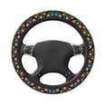 thumbnail image 3 of Fotbe Traditional Floral Polish Steering Wheel Cover Universal 15 in Car Accessories for Men Women,Steering Wheel Protector Comfortable Protective Case for SUV Sedan Decor, 3 of 8