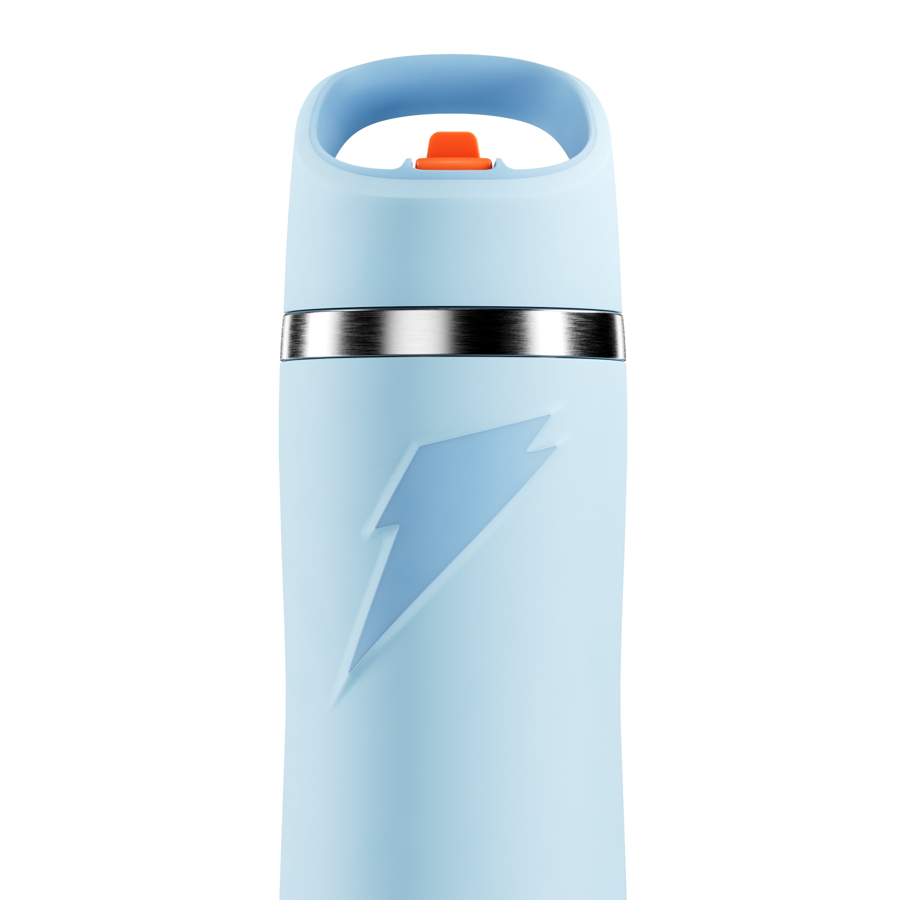 Gatorade 'Overtime' 22oz Stainless Steel Water Bottle, Straw Cap, Ice Blue