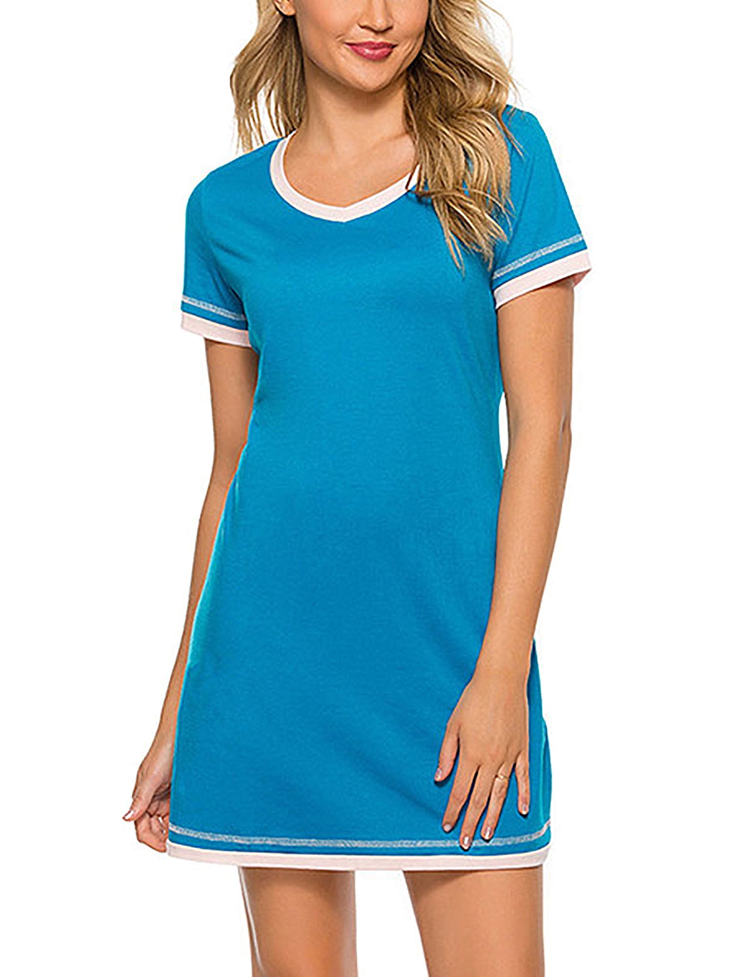 Sexy Dance Sexy Dance Women Nightgown Sleepwear Cotton Pajamas 