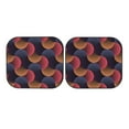 thumbnail image 7 of Fotbe Circular Stripes 2-Piece Car Windshield Sun Shade | Sun Blocker for Car Windshield | Foldable Automotive Interior Accessories for Sun Protection-Medium, 7 of 7