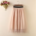 thumbnail image 2 of Generic Walmart Festive Holiday Apparel Summer Girls Half Skirt Press Pleated Mesh Half Skirt Princess Wind Short Skirt for Casual Soft Comfortable Breathable ﻿1-3YearsPink, 2 of 8