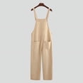 thumbnail image 4 of INCERUN Men's Lightweight Dungarees Bib Pants Cargo Overalls Jumpsuits Playsuits, 4 of 6