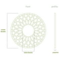 thumbnail image 5 of 24"OD x 7 3/4"ID x 3/4"P Dijon Architectural Grade PVC Pierced Ceiling Medallion, Gold, 5 of 10