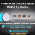 thumbnail image 4 of Robot Aspirador Fregona Con Y para Alfombras Duro () Blanco, 4 of 8