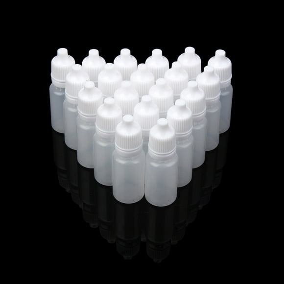 FcBaudy 50PCS 10ml Empty Plastic Squeezable Dropper Bottles Eye Liquid Dropper Dropper Bottles