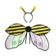 thumbnail image 4 of Disfraz infantil de alas con diadema, disfraz de animal para Halloween para actuaciones Amarillo, 4 of 8