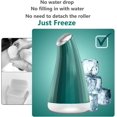 thumbnail image 5 of Rodillo de hielo 2 en 1 para cara y ojos, herramienta de masaje facial con rodillo de hielo de metal de doble cara, viaje con rodillo de hielo para cara pequeña, 5 of 5