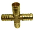 thumbnail image 4 of S SERENABLE prostys Barbed Wire Fittings Pneumatic Cross Coupler prosty Male Thread Gas, 4 of 5