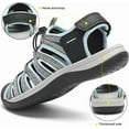 thumbnail image 2 of Rumpra Women's Closed Toe Sandals Water Shoes Hiking Sandals for Beach Activities, 2 of 7