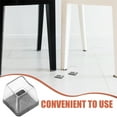 thumbnail image 5 of 4pcs Furniture Leg Caps Chair Leg Floor Protectors Desk Foot Covers Table Silicone Feet Covers, 5 of 10