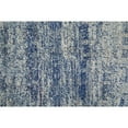 thumbnail image 4 of 10' Blue and Ivory Abstract Power Loom Runner Rug, 4 of 9