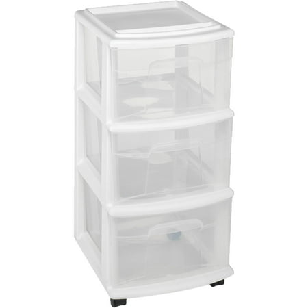 Homz Products Storage 3 Drawer Storage Unit Walmart Com