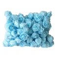 thumbnail image 1 of 100Pcs Artificial Flower Beautiful Solid Color PE Foam Wedding Simulation Foam Rose for Party, 1 of 8