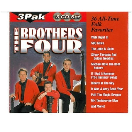 The Brothers Four: 36 All-Time Favorites By Brothers Four Artist Format Audio CD From (Best Dj Mixes Of All Time)
