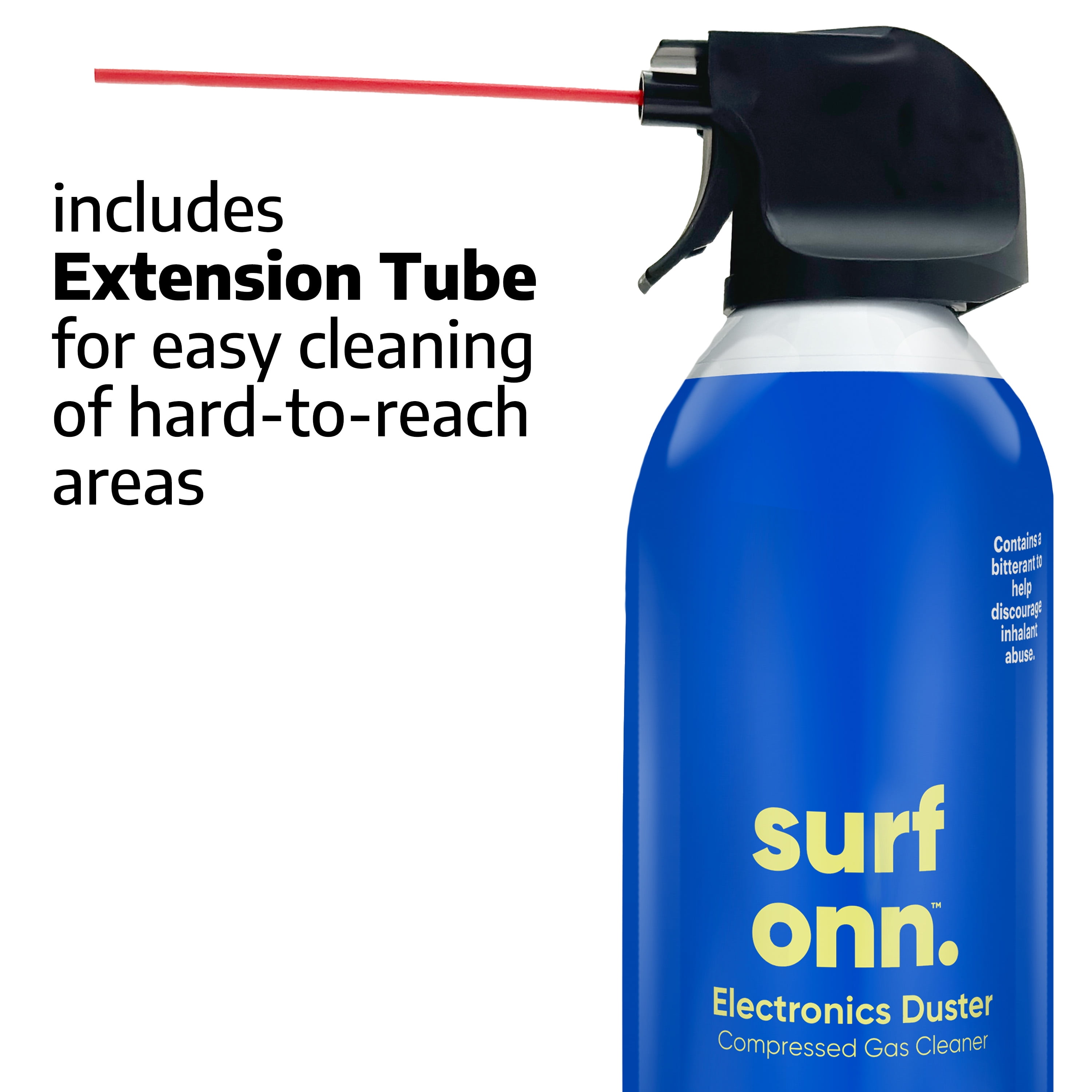 Onn. Electronics Duster Compressed Gas Cleaner, 10 oz, 2-Pack