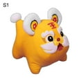 thumbnail image 2 of Chinese New Year Tiger Festive Three-dimensional Facial Expression New Year Gift 2022 Collection Chinese Zodiac Tiger Plush Toy for Decor, 2 of 8
