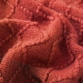 thumbnail image 7 of Bourina Rust Rhombus Throw Blanket for Couch, Suitable for Adult, Soft and Lightweight, 50"⨉60", 7 of 7
