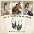 thumbnail image 7 of KLL Hawaiian Style Pattern Adult Unisex Cozy Slippers,Fuzzy Slip-on Slippers TPR Sole Slippers Comfort Plush Home Footwear for Indoor & Outdoor-13, 7 of 7