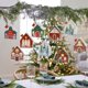 thumbnail image 4 of Caja de papel de feliz Navidad, decoraciones navideñas para el hogar 2024, adornos para árboles de Navidad, regalos de Navidad, Año Nuevo 2025, 4 of 5