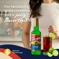 thumbnail image 4 of Torani Lime Flavoring Syrup, Professional Zesty Citrus Base, Shatter-Resistant 1L Plastic Bottle + Bonus Squeeze Pump, 4 of 9
