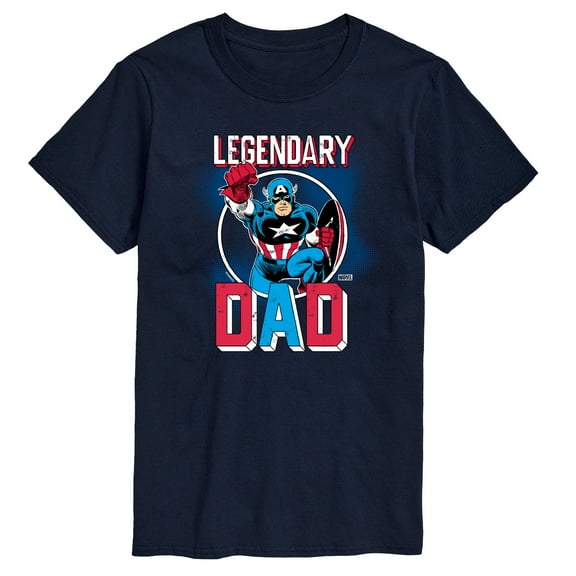 Marvel - Dad Captain America - Men's Short Sleeve Tee