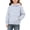 Blue A, variant on Ashirexll Girls Hoodies Striped Printed Hooded Pullover with Front Pocket for Big Girls Warm Layer 3-14 Years