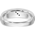 thumbnail image 6 of 14kw Lab Grown DIa VS/SI Colorless Brushed/Polished Men's Band, 6 of 6