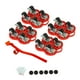 thumbnail image 5 of Elevadores de muebles con ruedas, herramientas prácticas y resistentes para mover muebles, multiusos. Negro Rojo, 5 of 9
