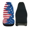 thumbnail image 2 of Jeiento US Flag Front Car Seat Covers for Men Women 1 Pcs Vehicle Bucket Seat Cover Breathable Saddle Blanket Seat Covers Front Seat Protector Auto Accessories Easy to Install 4Th of July Decor, 2 of 6